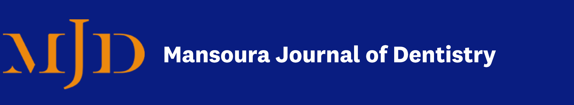 Mansoura Journal of Dentistry